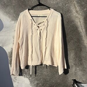 Medium Waffle Fabric Sweater